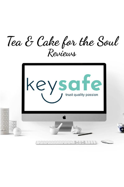 photo of a computer screen with the words key safe on it and the text tea and cake for the soul reviews